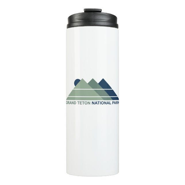 Grand Teton National Park Mountain Sun Thermal Tumbler (Front)