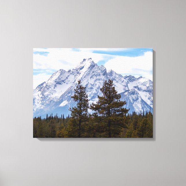 Grand Teton National Park Mountains Canvas Print (Front)