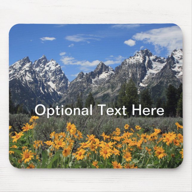 Grand Teton National Park Mouse Mat (Front)