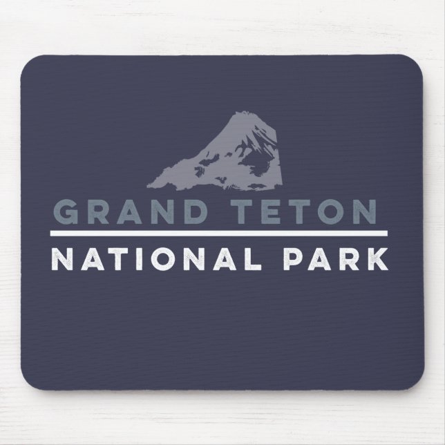 Grand Teton National Park Mouse Mat (Front)