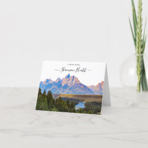 Grand Teton National Park Personalised Note Card