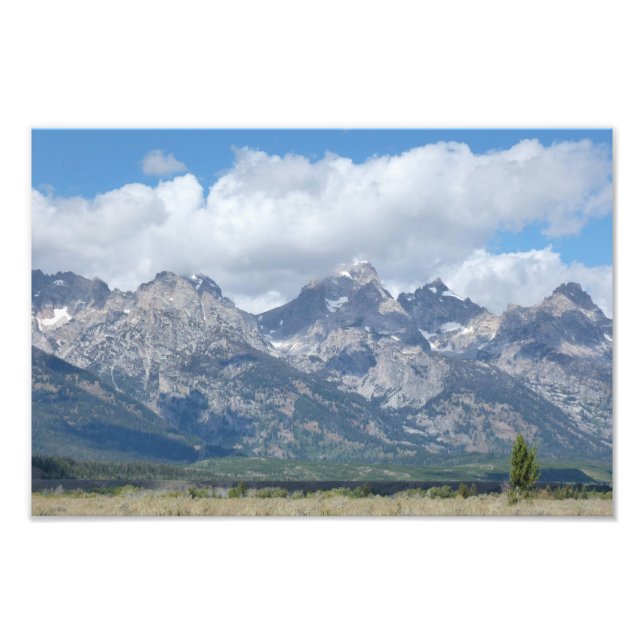Grand Teton National Park Photo Print (Front)