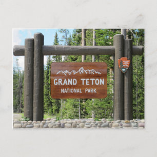 Grand Teton National Park Postcard