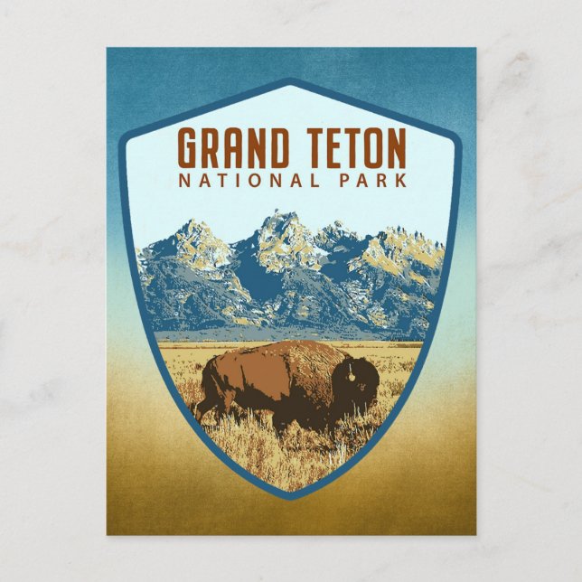  Grand Teton National Park Postcard (Front)
