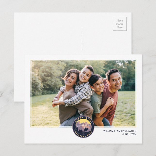 Grand Teton National Park Postcard (Front/Back)