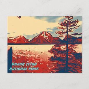 Grand Teton National Park Postcard