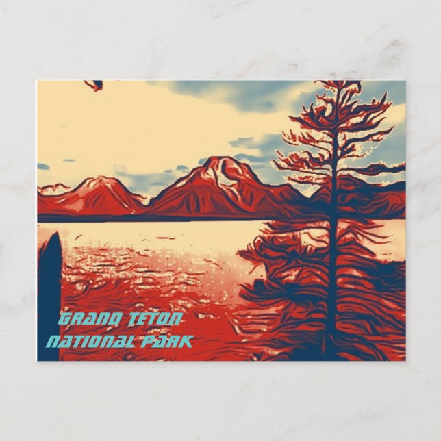 Grand Teton National Park Postcard (Front)