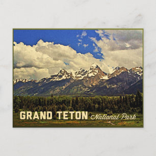 Grand Teton National Park Postcard