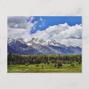 Grand Teton National Park. Postcard