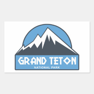Grand Teton National Park Rectangular Sticker