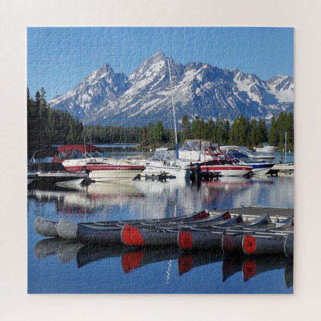 Grand Teton National Park Reflections Puzzle (Vertical)