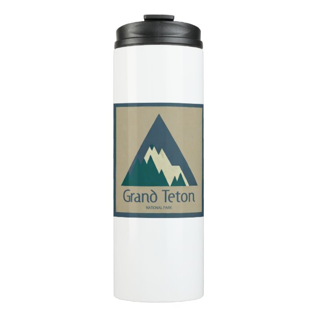 Grand Teton National Park Rustic Thermal Tumbler (Front)