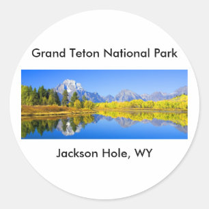 Grand Teton National Park Series 1 Classic Round Sticker