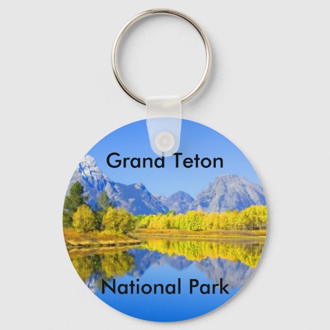 Grand Teton National Park Series 1 Key Ring (Front)