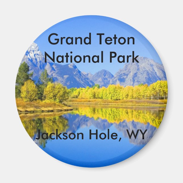 Grand Teton National Park Series 1 Magnet (Front)