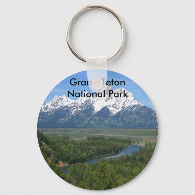 Grand Teton National Park Series 8 Key Ring (Front)