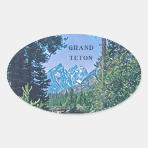 Grand Teton National Park Sticker