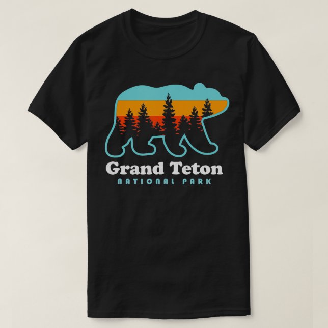 Grand Teton National Park Teton Mountains TShirt (Design Front)