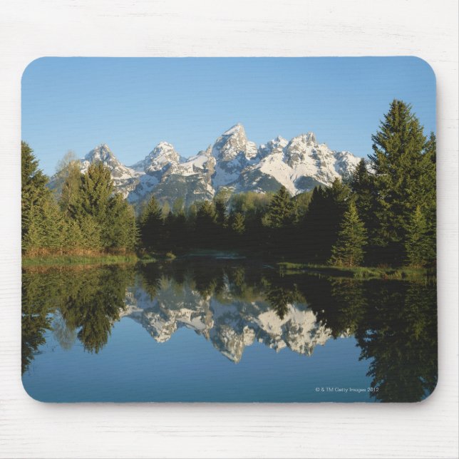 Grand Teton National Park, Teton Range, Wyoming, Mouse Mat (Front)
