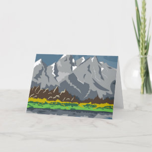 Grand Teton National Park Thank You Card