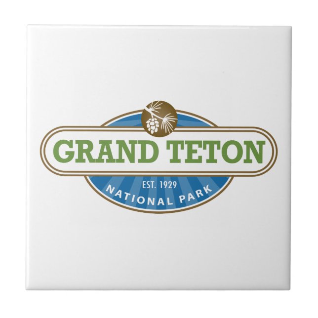 Grand Teton National Park Tile (Front)