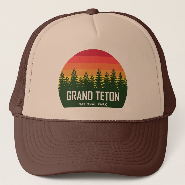 Grand Teton National Park Trucker Hat (Front)