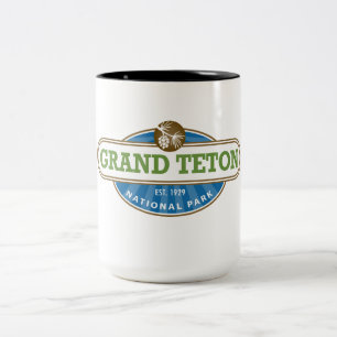 Grand Teton National Park Two-Tone Coffee Mug