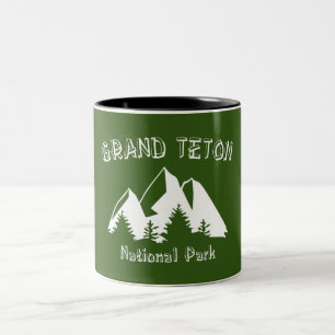 Grand Teton National Park Two-Tone Coffee Mug
