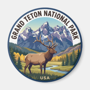 Grand Teton National Park USA Magnet