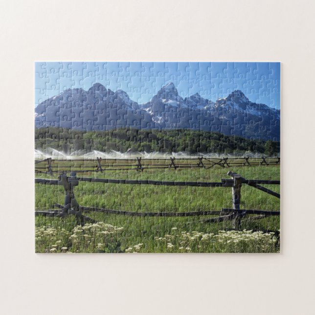Grand Teton National Park Wyoming Jigsaw Puzzle (Horizontal)