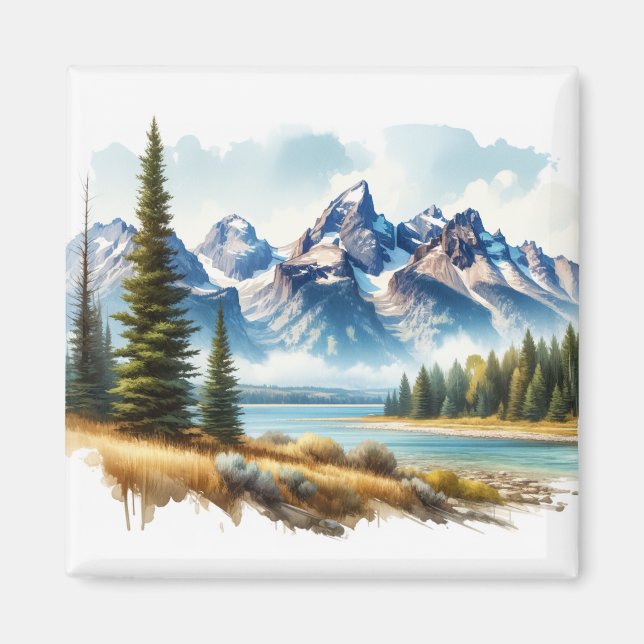 Grand Teton National Park Wyoming Magnet (Front)