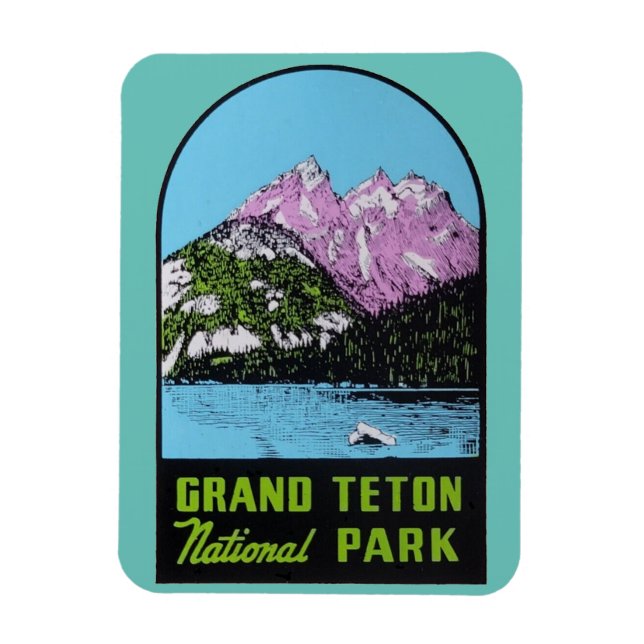 Grand Teton National Park, Wyoming   Magnet (Vertical)