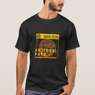 Grand Teton National Park Wyoming Mountain Hiking T-Shirt