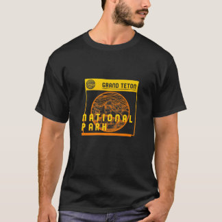 Grand Teton National Park Wyoming Mountain Hiking T-Shirt