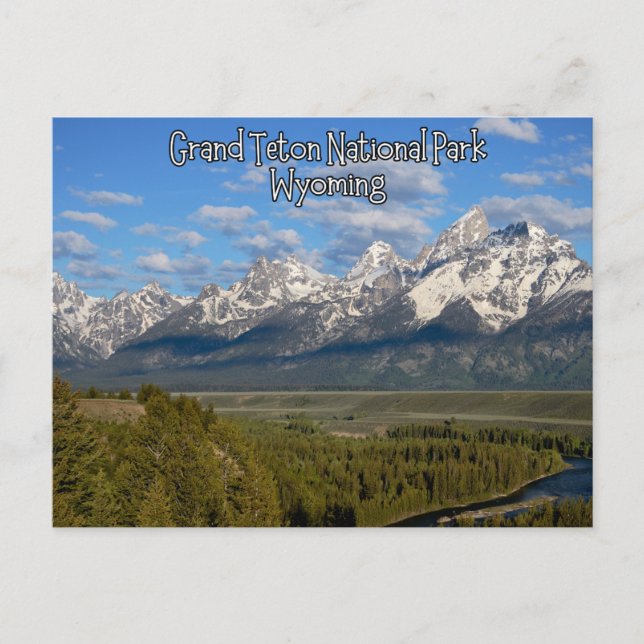 Grand Teton National Park Wyoming Postcard (Front)