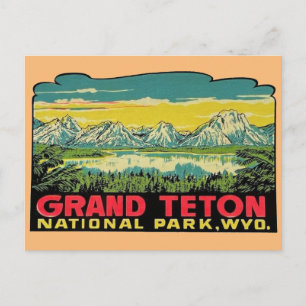 Grand Teton National Park, Wyoming Postcard