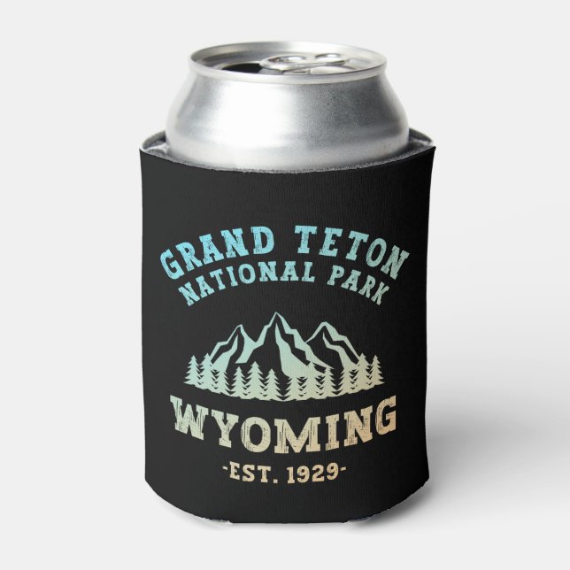 Grand Teton National Park Wyoming USA Can Cooler (Can Front)