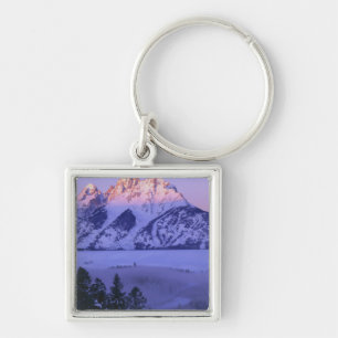 GRAND TETON NATIONAL PARK, WYOMING. USA. Fog & Key Ring