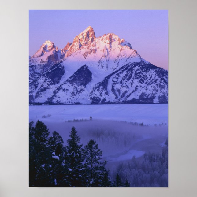 GRAND TETON NATIONAL PARK, WYOMING. USA. Fog & Poster (Front)