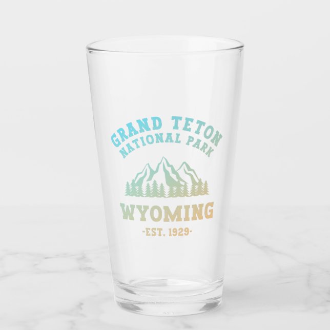 Grand Teton National Park Wyoming USA Glass (Front)