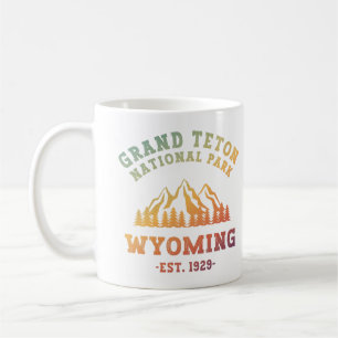 Grand Teton National Park Wyoming USA Gradient Coffee Mug