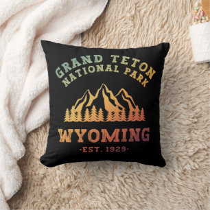 Grand Teton National Park Wyoming USA Gradient Cushion