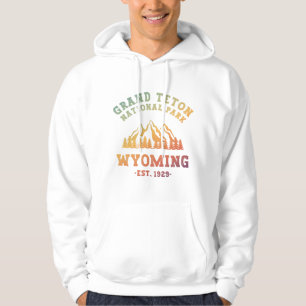 Grand Teton National Park Wyoming USA Gradient Hoodie