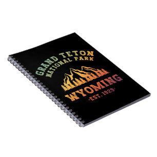 Grand Teton National Park Wyoming USA Gradient Notebook