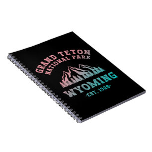 Grand Teton National Park Wyoming USA Gradient Notebook