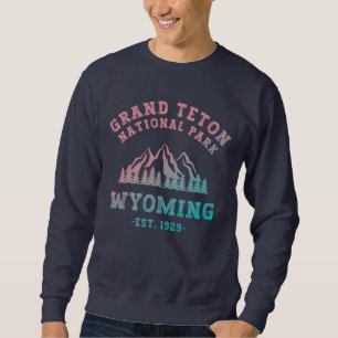 Grand Teton National Park Wyoming USA Gradient Sweatshirt