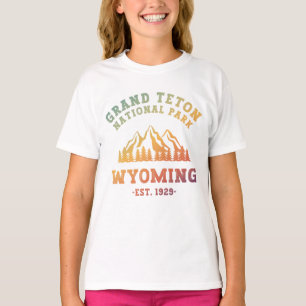 Grand Teton National Park Wyoming USA Gradient T-Shirt