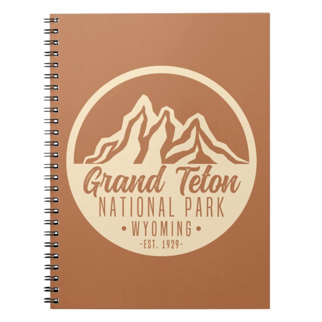 Grand Teton National Park Wyoming USA Notebook (Front)