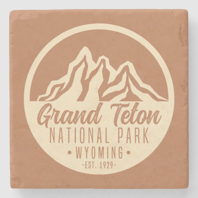 Grand Teton National Park Wyoming USA Stone Coaster