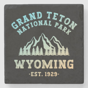 Grand Teton National Park Wyoming USA Stone Coaster